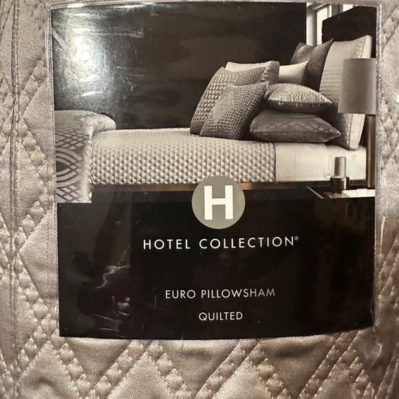 HOTEL COLLECTION Dimensions Tan Quilted Coverlet Full/Queen & Shams SET - Picture 5 of 6